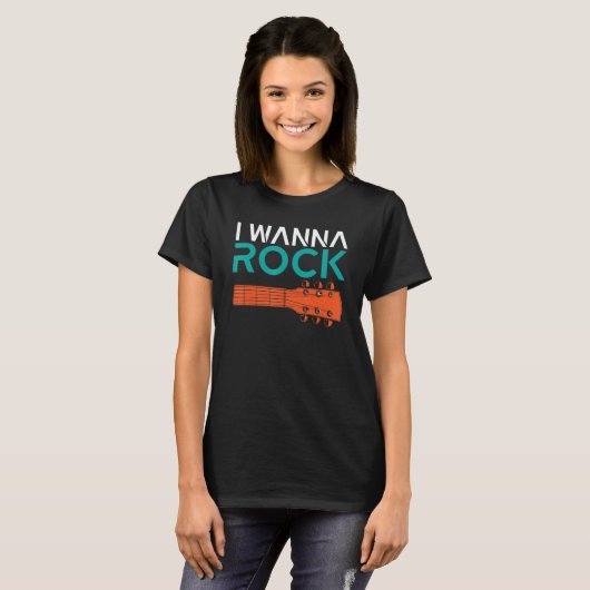 I wanna Rock and Roll Rocker T-Shirt (Vorne ganz)