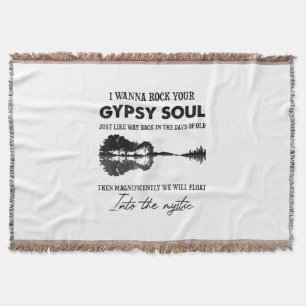 I Wanna Rock Your Sinti und Roma Soul Hippie Guita Decke