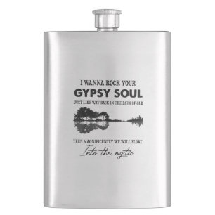 I Wanna Rock Your Sinti und Roma Soul Hippie Guita Flachmann