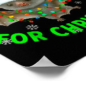 I Want A Bat For Christmas Bat Lovers Christmas Tr Poster (Ecke)