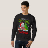 I Want A Hippopotamus For Christmas Cute Xmas Cost Sweatshirt (Vorne ganz)