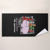 I Want A Hippopotamus For Christmas Funny Badehandtuch (Badehandtuch)