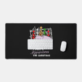 I Want A Hippopotamus For Christmas Funny Schreibtischunterlage (Tastatur & Maus)