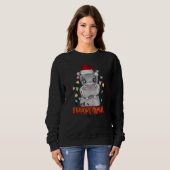 I Want A Hippopotamus For Christmas Santa Hippo Xm Sweatshirt (Vorne ganz)