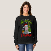 I Want A Hippopotamus For Christmas Xmas Hippo for Sweatshirt (Vorne ganz)