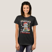 I Want A Hippopotamus For Christmas Xmas Lights Sa T-Shirt (Vorne ganz)