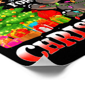 I Want A Hiptamus Christmas Funny Xmas Hip Lover  Poster (Ecke)