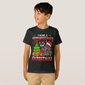 I Want A Hiptamus Christmas Funny Xmas Hip Lover T-Shirt (Vorne ganz)