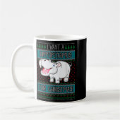 I Want A Hiptamus For Christmas Hip Gift Kaffeetasse (Links)
