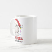 I Want A Hiptamus For Christmas Xmas Hip Lover Kaffeetasse (Vorderseite Links)