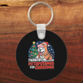 I Want A Ttotamus For Christmas  Schlüsselanhänger (Vorderseite)