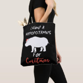 I Want Hippopotamus For Christmas Tasche (Von Nahem)