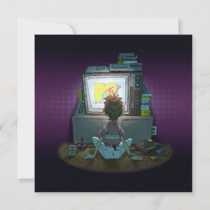 „I Want My Mtv“ Grußkarte Karte