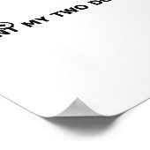 I Want My Two Dollars! Better Off Dead Funny Movie Poster (Ecke)