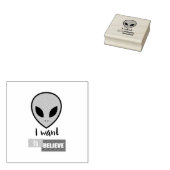 I WANT TO BELIEVE 2 GUMMISTEMPEL (Stempel)