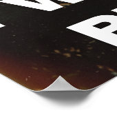 I Want To Believe UFO Retro Poster (Ecke)