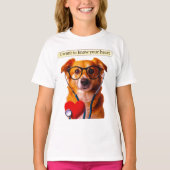 I Want To Know Your Heart T-Shirt (Vorderseite)