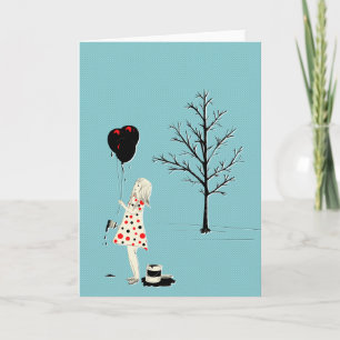 I want to paint it black greeting card karte