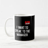 I Want To Speak To The Manager Funny Karen Hallowe Kaffeetasse (Links)
