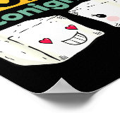 I Want Tofu Tonight, Funny Vegan Poster (Ecke)