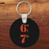 I Was 60 Now I'm 70 Birthday Grandma 67 Funny Matc Schlüsselanhänger (Vorderseite)