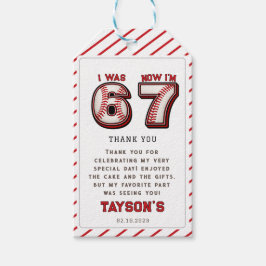 I Was 6, Now I’m 7 – Baseball 7th Birthday Geschenkanhänger