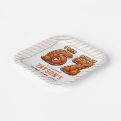 I Was 6, Now I’m 7 Basketball – All-Star Party Pappteller (Gewinkelt)