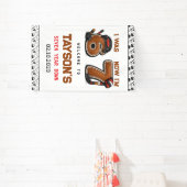 I Was 6, Now I’m 7 – Hockey 7th Birthday Party Banner (InSitu)