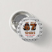 I Was 6, Now I’m 7 – Hockey 7th Birthday Party Button (Vorne & Hinten)