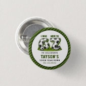 I Was 6, Now I’m 7 Soccer Birthday – All-Star Part Button (Vorne & Hinten)