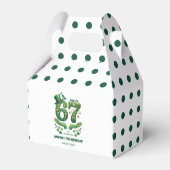 I Was 6 Now I’m 7 St. Patrick’s Day Boy Birthday Geschenkschachtel (Rückseite)