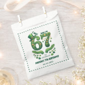 I Was 6 Now I’m 7 St. Patrick’s Day Boy Birthday Geschenktütchen (Ausgeschnitten)