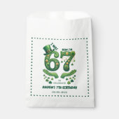 I Was 6 Now I’m 7 St. Patrick’s Day Boy Birthday Geschenktütchen (Vorderseite)