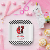 I Was 6, Now I’m 7 – Twin 7th Birthday for Kids Pappteller (Party)