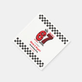 I Was 6, Now I’m 7 – Twin 7th Birthday for Kids Serviette (Ecke)