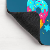 I Was 6 Now I'm 7 67 Birthday Baseball Drip 7 Year Mousepad (Ecke)