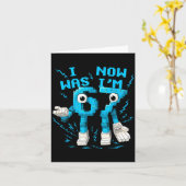 I Was 6 Now I'm 7 67 Six Seven 7 Years Old Birthda Karte (Gelbe Blume)