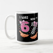 I was 6 now I'm 7 cute birthday numbers Kaffeetasse (Links)