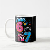 I Was 6 Now I'm 7 Funny 7 Year Old Birthday Astron Kaffeetasse (Links)