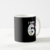 I Was 6 Now I'm 7 Hockey Birthday Kaffeetasse (VorderseiteRechts)