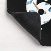 I Was 6 Now I'm 7 Hockey Birthday  Mousepad (Ecke)