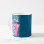 I Was 6 Now I'm 7 Year Old Birthday 7th Kids Funny Kaffeetasse (Vorderseite Links)