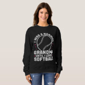 I was a normal grandma until I loved softball spor Sweatshirt (Vorne ganz)
