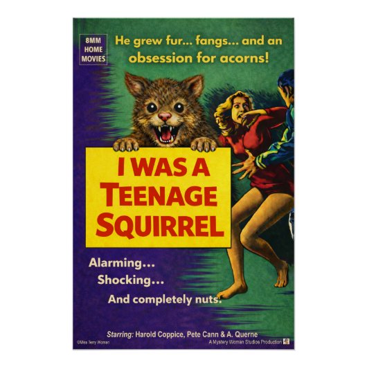 I was a teenage squirrel poster (Vorderseite)