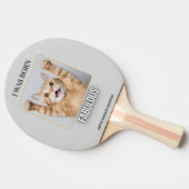 I Was Born Fabulous – Funny Cat Ping Pong Paddle Tischtennis Schläger (Seitenansicht)