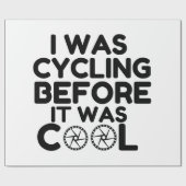 I Was Cycling Geschenkpapier (Flach)
