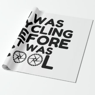 I Was Cycling Geschenkpapier