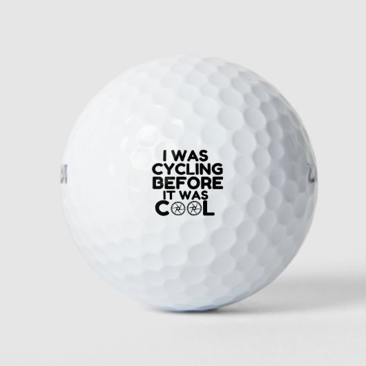 I Was Cycling Golfball (Vorderseite)