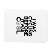 I Was Cycling Magnet (Horizontal)
