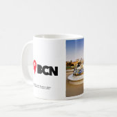 I was in Barcelona: Anoni Gaudi's Park Güell Kaffeetasse (Vorderseite Links)